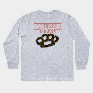 Danger Rings Parody Brass Knuckles Kids Long Sleeve T-Shirt